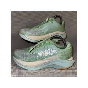 Hoka One One Mach X Green Athletic Trainer Running Shoe Women’s Size 8.5B